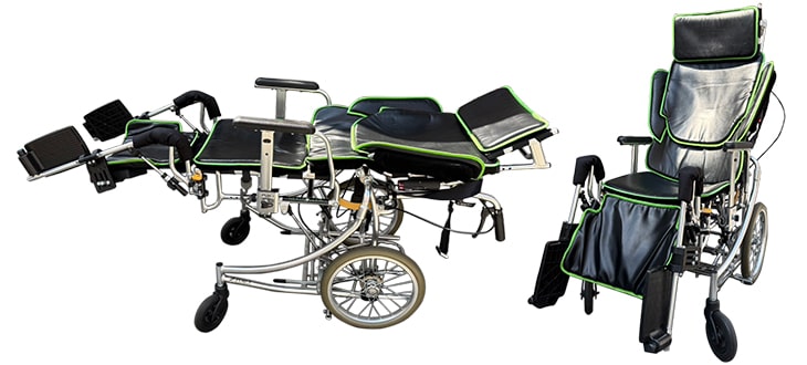 フルリクライニング車椅子